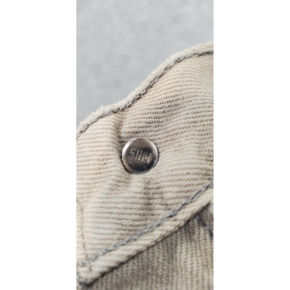 Vintage‎ Levis 511 Mens Beige Jeans 38x32 Y2K - Picture 16 of 16